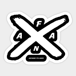 Anthony F'N Aries Design Sticker